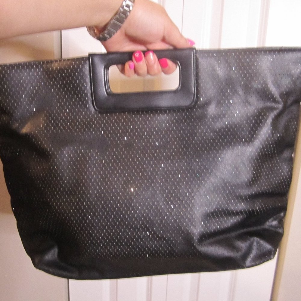 Victoria's Secret envelope purse black